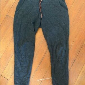 Brown merino wool Jogger Pants